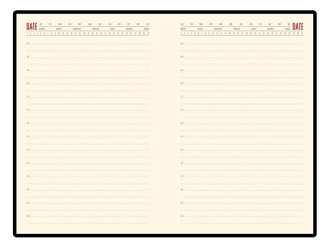 Ежедневник недатированный  А5 LONDON темно-зеленый - рис 3.