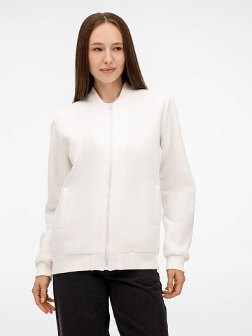 Бомбер унисекс Estado, молочно-белый