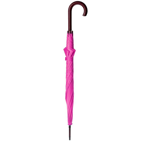 Розовый зонт трость - рис 3.