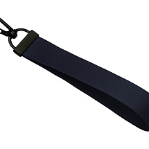 Ремувка с черным карабином Summit, 2 см, темно-синий/черный