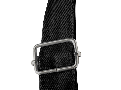 Хлопковый фартук Delight с карманом и регулируемыми завязками, черный - рис 6.