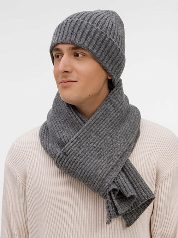 Шапка Laconi, темно-серый меланж - рис 7.