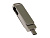USB 3.0- флешка на 64 Гб поворотный механизм 2 в 1, c дополнительным разъемом Type-C с одноцветным металлическим клипом, серый - миниатюра - рис 2.