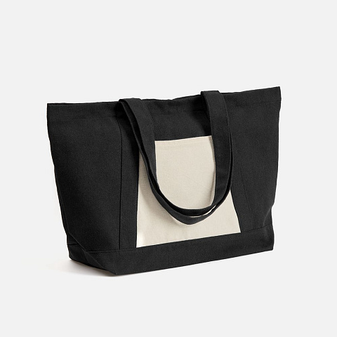 Шопер Shophop, черный с неокрашенным - рис 2.