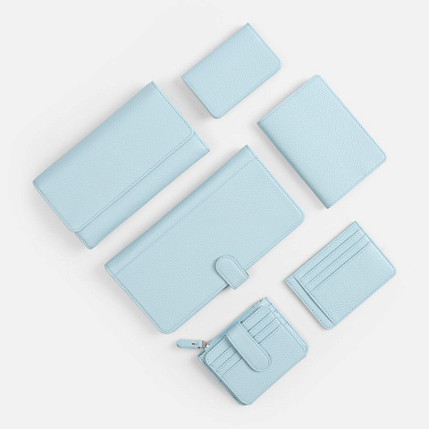 Футляр для визиток Unison, голубой - рис 7.