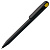 Ручка шариковая Prodir DS1 TMM Dot, черная с желтым - миниатюра