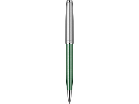 Шариковая ручка Parker Sonnet Essentials Green SB Steel CT, цвет чернил black, перо: M, в подарочной упаковке. - рис 3.