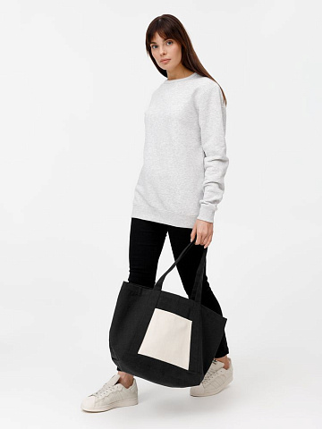 Шопер Shophop, черный с неокрашенным - рис 11.