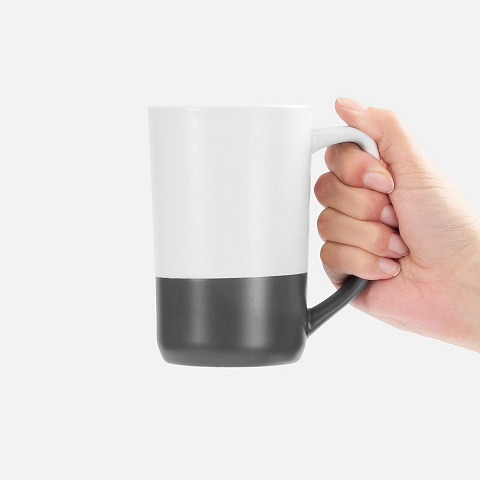 Кружка для сублимационной печати Neito, серая - рис 4.