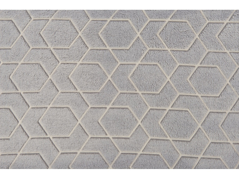 Светящийся в темноте плед Lattice серый - рис 3.