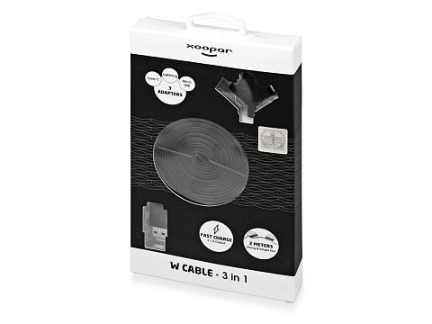 USB-переходник XOOPAR W CABLE 3 в 1 - рис 3.