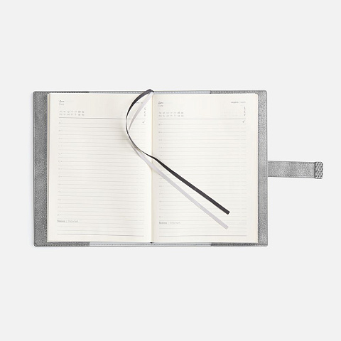 Ежедневник Repute, недатированный, серый - рис 13.