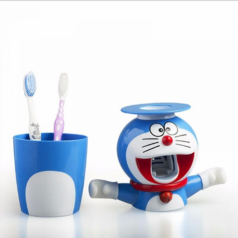 Детский дозатор зубной пасты с держателем - рис 2.