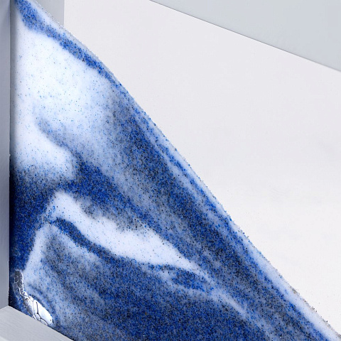 Песочная картина-антистресс Zenscape, белая с синим - рис 6.