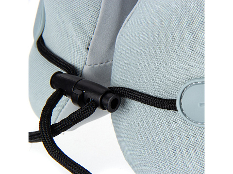 Подушка для путешествий с эффектом памяти Memo Pillow PRO M/L English Blue - рис 5.