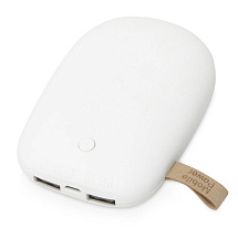 Внешний аккумулятор в форме камня Stone, 7800 mAh, белый