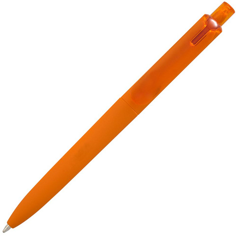 Ручка шариковая Prodir DS8 PRR-Т Soft Touch, оранжевая - рис 3.