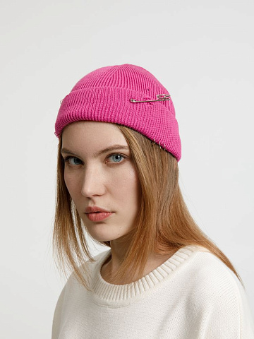 Шапка Pricker, розовая (малиновая) - рис 12.