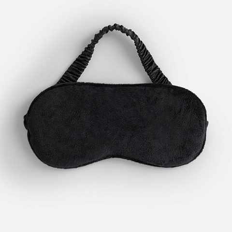 Двухстороняя маска для сна Veluto, черная - рис 3.
