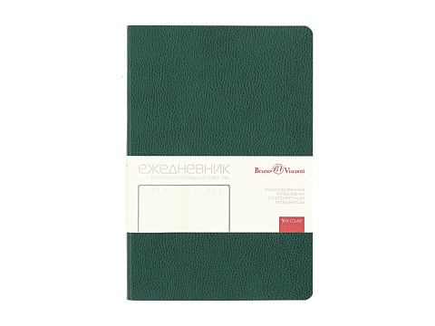 Ежедневник недатированный А5 Megapolis Loft Flex, зеленый - рис 2.