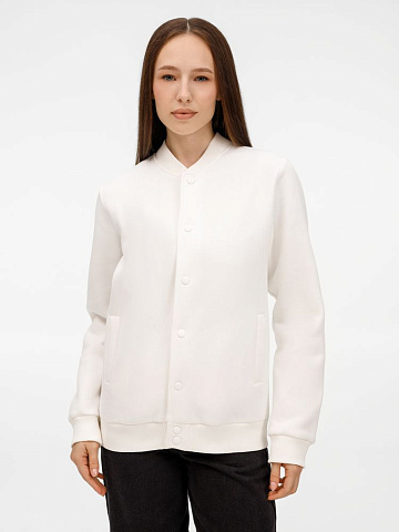 Бомбер унисекс AtmosWear, молочно-белый - рис 2.