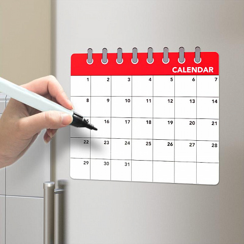 Магнитный календарь с маркером для заметок - рис 2.