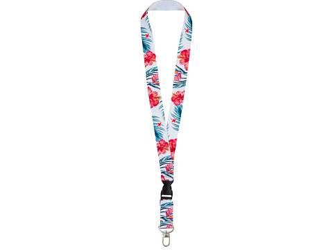 Ланъярд 2,5 см под сублимацию с трендовым карабином и межуровневым замком - рис 2.