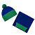 Шапка Snappy, синяя с зеленым - миниатюра - рис 5.