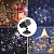 Уличный новогодний проектор Снежный Буран - миниатюра