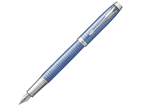 Перьевая ручка Parker IM Premium F322, Blue CT, перо: F, цвет чернил: Blue, в подарочной упаковке.