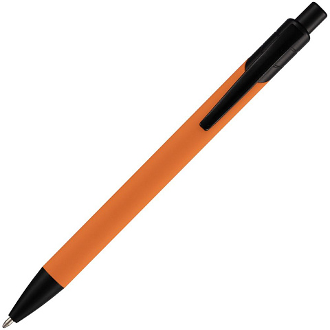 Ручка шариковая Undertone Black Soft Touch, оранжевая - рис 5.