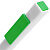 Ручка шариковая Swiper SQ, белая с зеленым - миниатюра - рис 5.
