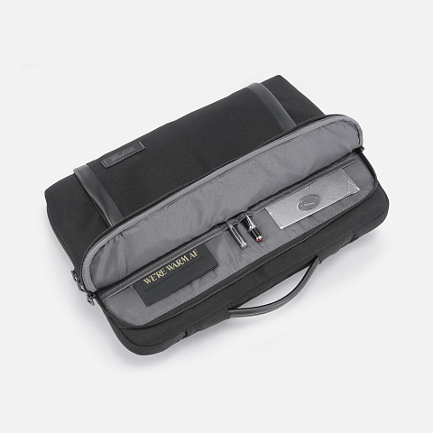 Сумка для ноутбука Crosshub, черная - рис 6.