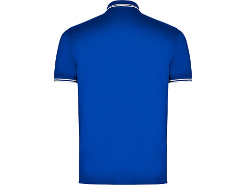 Рубашка поло Montreal мужская, королевский синий/белый - рис 2.