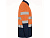 Поло Polaris мужское c длинным рукавом, нэйви/неоновый оранжевый - миниатюра - рис 4.