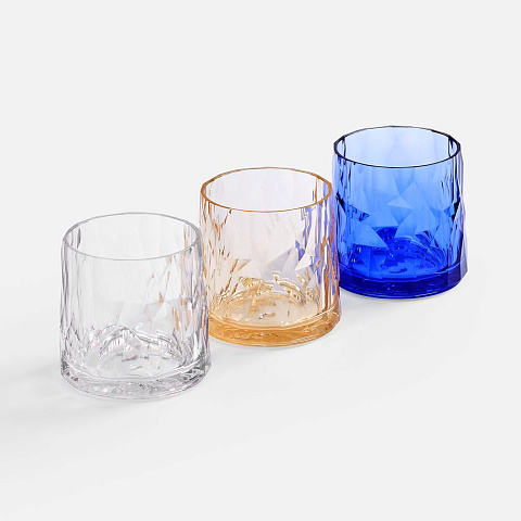 Стакан небьющийся Sate Crystal, вращающийся, прозрачный синий - рис 5.