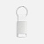 Брелок Inlet с тканевой вставкой, белый - миниатюра - рис 3.