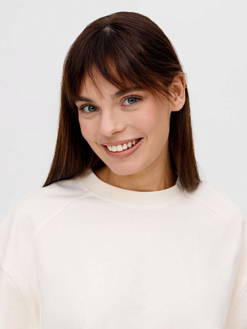 Футболка оверсайз унисекс Sideline, молочно-белая - рис 13.