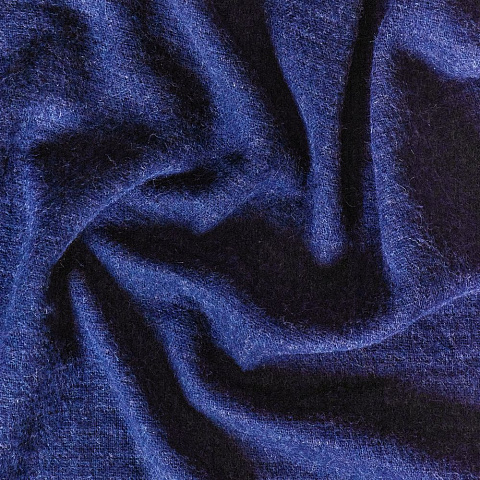 Плед Devika, синий с бежевым - рис 6.