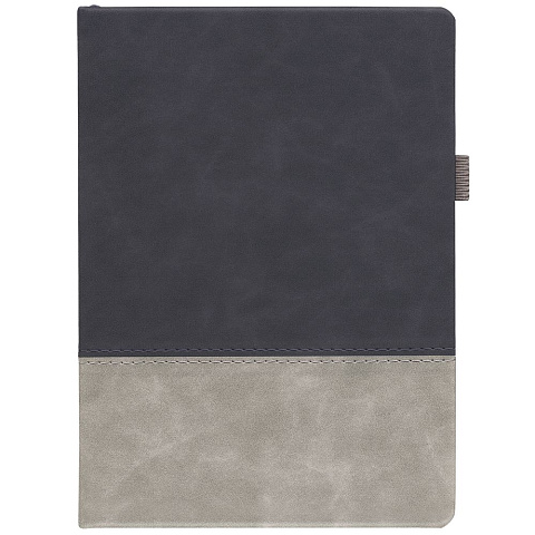 Ежедневник Horizon, недатированный, серый с черным - рис 2.