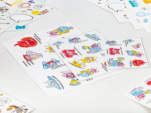 Наклейки UV-DTF Stiker Pack на заказ, S - рис 3.