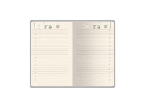 Ежедневник недатированный А5 Megapolis flex smart, красный - рис 6.