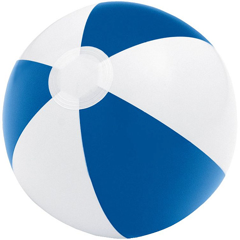Надувной пляжный мяч Cruise, синий с белым - рис 2.