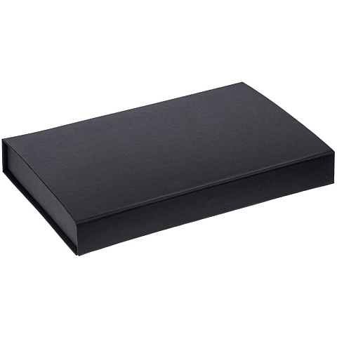 Коробка Silk с ложементом под ежедневник 10x16 см, аккумулятор и ручку, черная - рис 2.