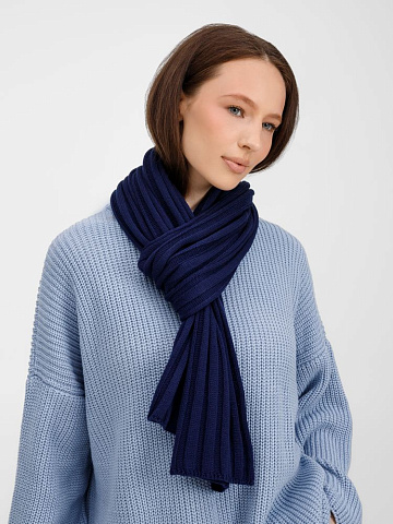 Шарф Metelitsa, темно-синий (сапфир) - рис 6.