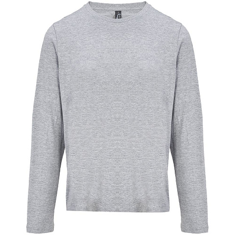 Футболка с длинным рукавом женская Monarch Women, серый меланж - рис 2.