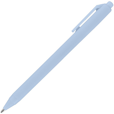Ручка шариковая Cursive Soft Touch, голубая - рис 3.