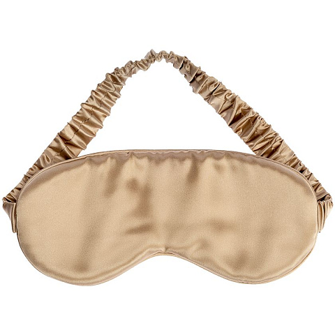 Маска для сна Essential, бежевая - рис 2.