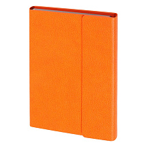 Ежедневник недатированный с магнитным клапаном А5 Venezia, оранжевый