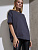 Футболка Oversize Premium, темно-серая (антрацит) - миниатюра - рис 5.